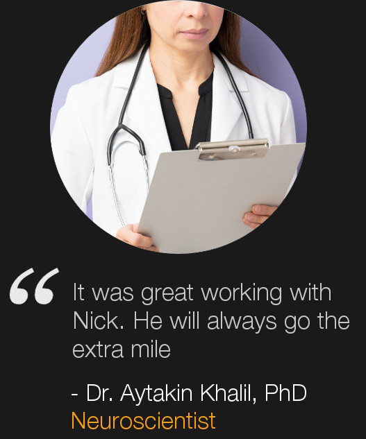 London Life Coach Nick Hatter's client Dr Aytakin Khalil