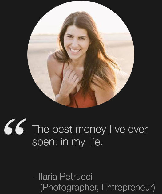 London Life Coach Nick Hatter's client Ilaria Petrucci